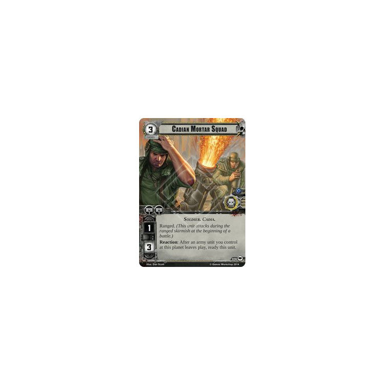 Cadian Mortar Squad - Core Set - Big Orbit Cards Cadian Mortar Squad - Core Set - Big Orbit Cards