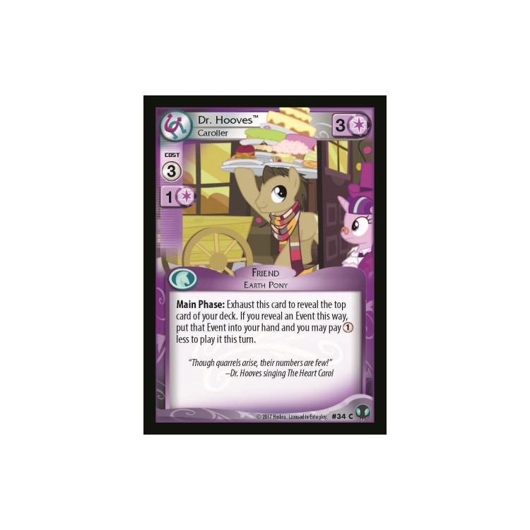 Dr. Hooves, Caroller - My Little Pony - Big Orbit Cards Dr. Hooves, Caroller - My Little Pony - Big Orbit Cards