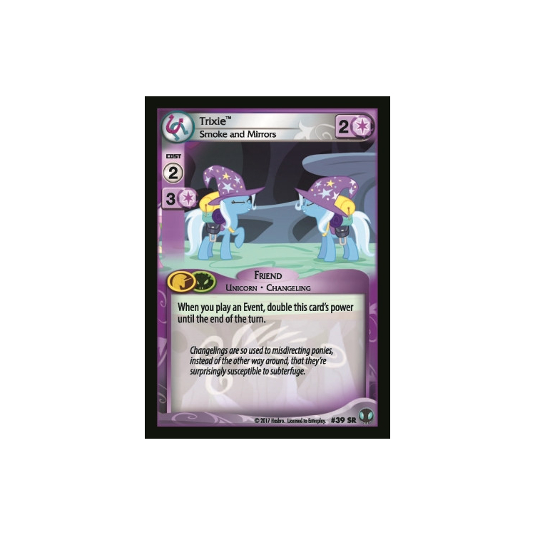 Trixie, Smoke and Mirrors - My Little Pony - Big Orbit Cards Trixie, Smoke and Mirrors - My Little Pony - Big Orbit Cards