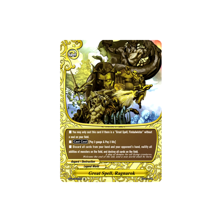 Great Spell, Ragnarok - Big Orbit Cards Great Spell, Ragnarok - Big Orbit Cards