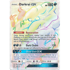 Rainbow rare darkrai GX popular