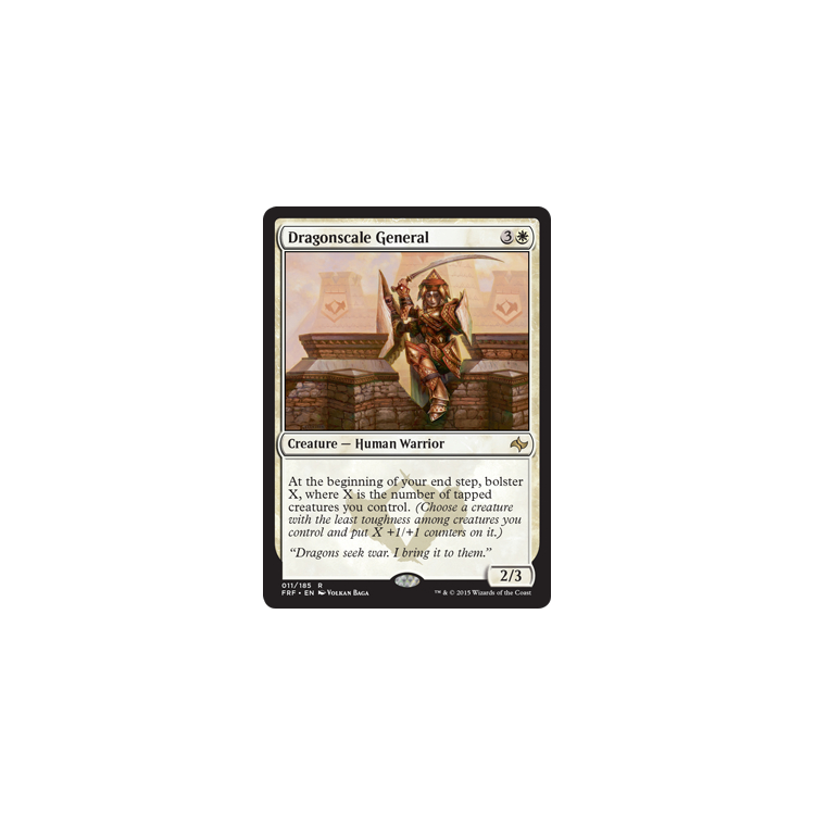 Dragonscale General (Foil) - Fate Reforged - Big Orbit Cards Dragonscale General (Foil) - Fate Reforged - Big Orbit Cards
