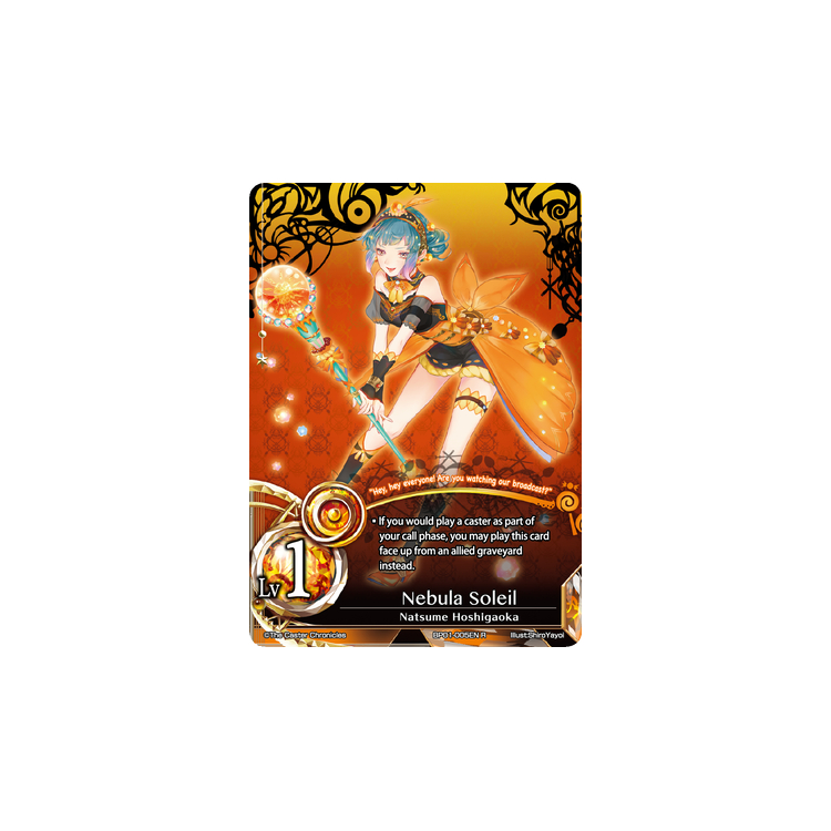 Nebula Soleil Lv.1 - The Caster Chronicles - Big Orbit Cards