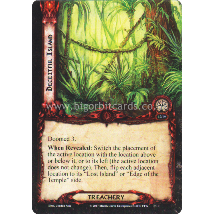 Deceitful Island - Temple of the Deceived - Big Orbit Cards Deceitful Island - Temple of the Deceived - Big Orbit Cards