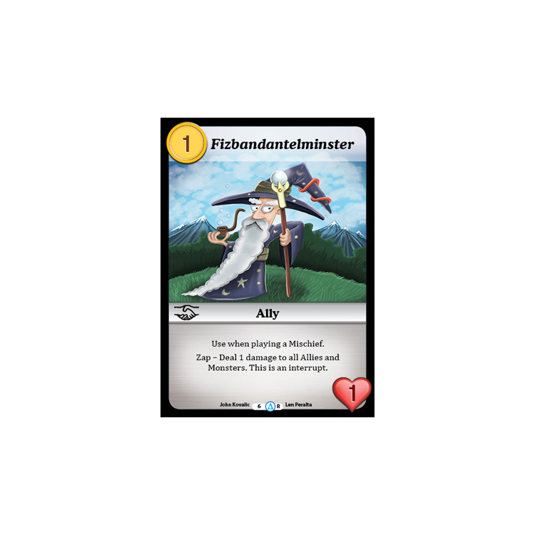 Fizbandantelminster - Season 1 Core - Big Orbit Cards Fizbandantelminster - Season 1 Core - Big Orbit Cards