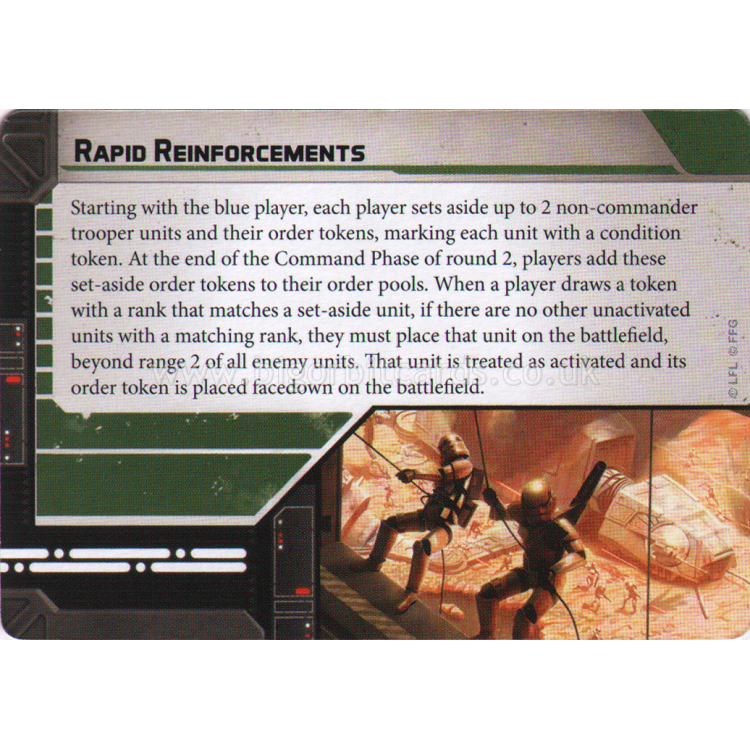 Rapid Reinforcements Battle Card Big Orbit Cards