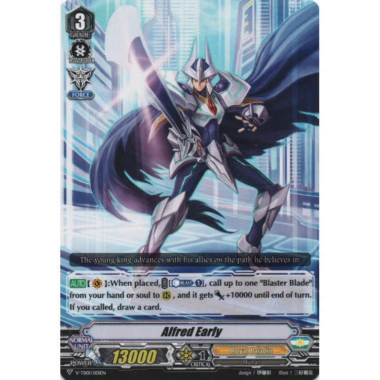 Alfred Early - V-TD01 Aichi Sendou - Big Orbit Cards Alfred Early - V-TD01 Aichi Sendou - Big Orbit Cards