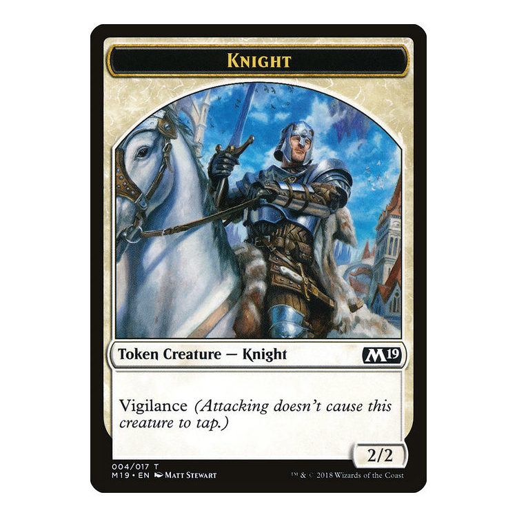 Knight Token - Core Set 2019 - Big Orbit Cards