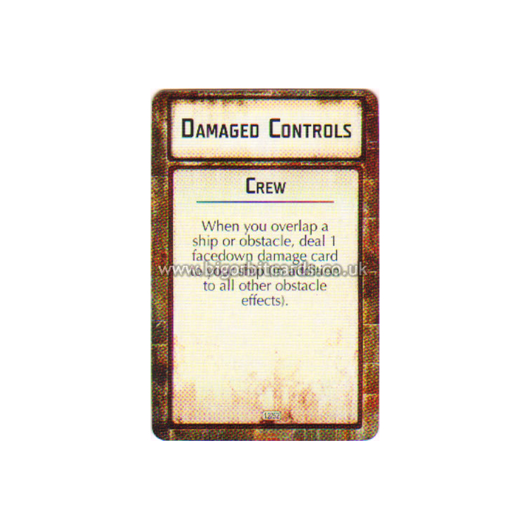 Damaged Controls Damage Card Big Orbit Cards