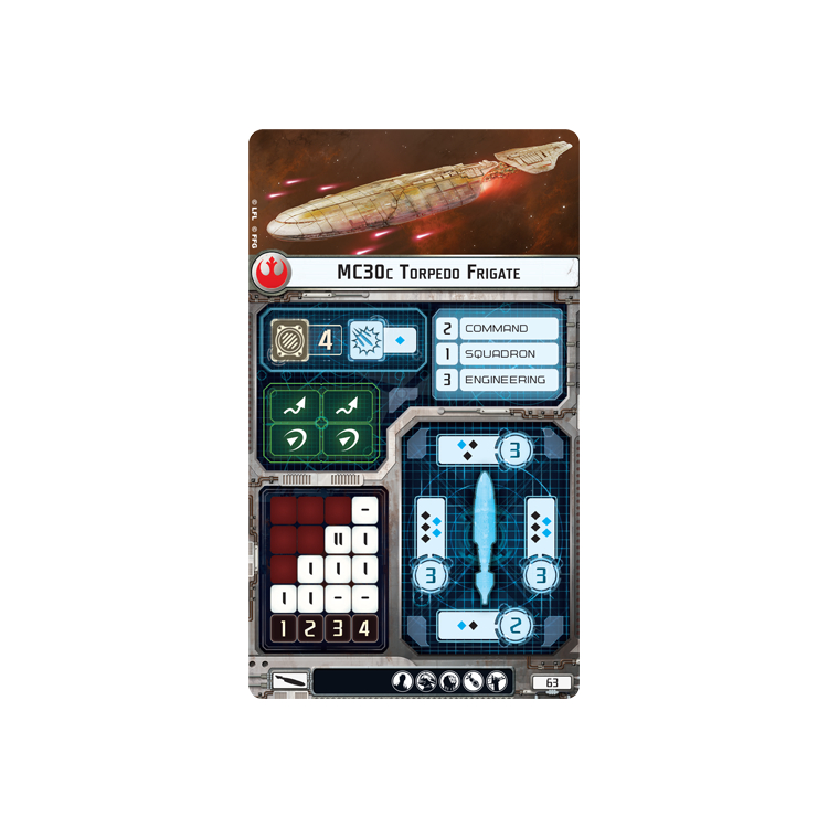 Sell MC30c Torpedo Frigate Ship Cards Big Orbit Cards