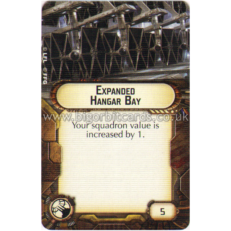 Expanded Hangar Bay Upgrade Card Big Orbit Cards