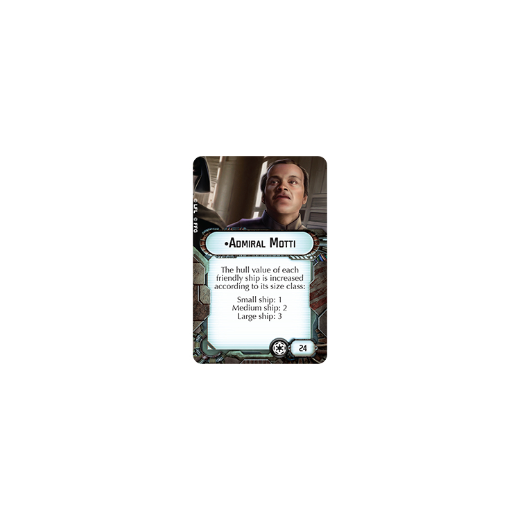 Admiral Motti Upgrade Card Big Orbit Cards