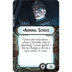 Admiral Screed Upgrade Card Big Orbit Cards