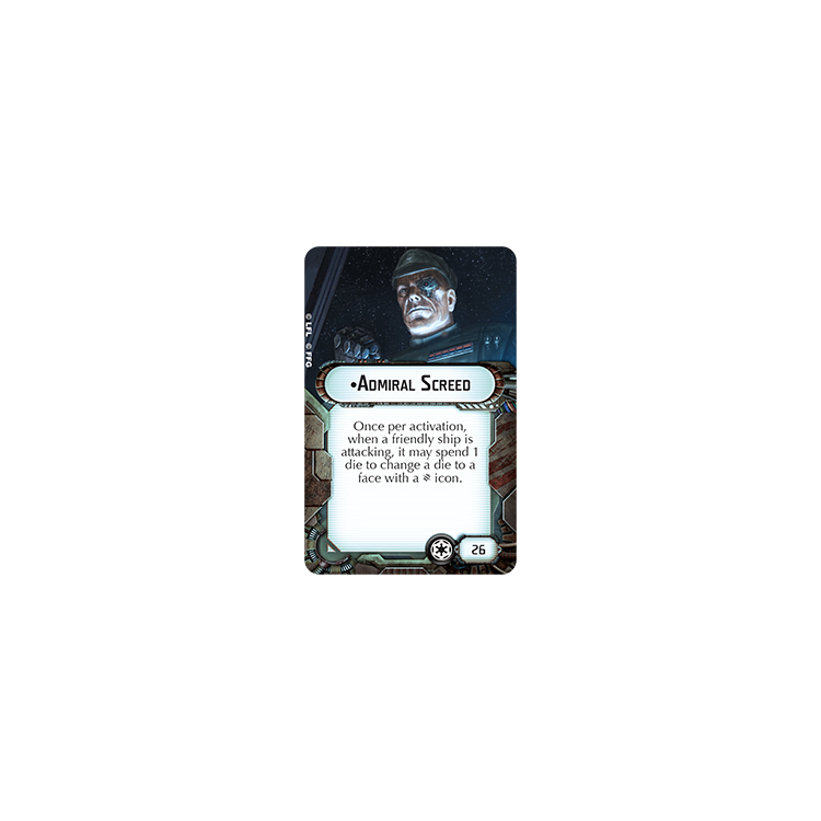 Admiral Screed Upgrade Card Big Orbit Cards