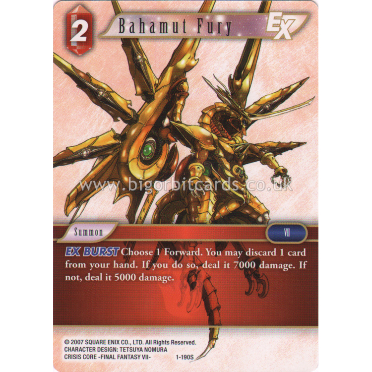 Bahamut Fury (1-190) (Foil) (Wave 2+) - Big Orbit Cards