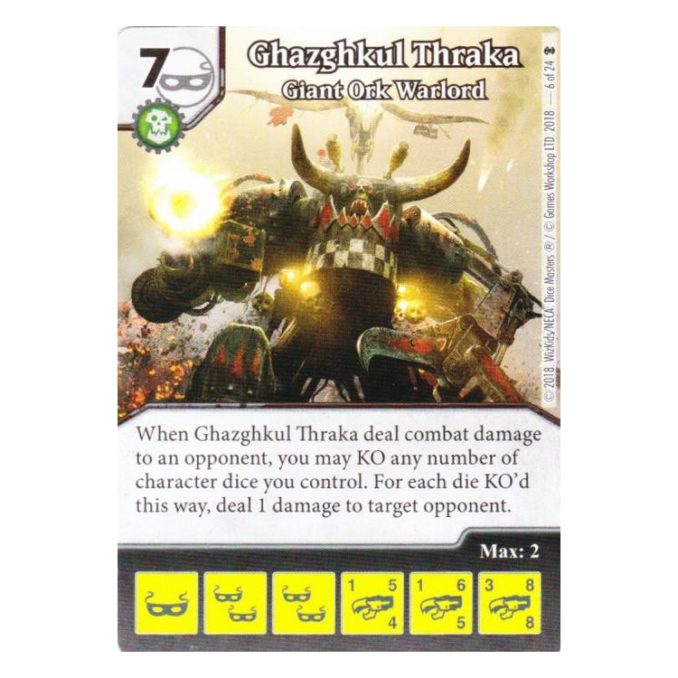 Ghazghkul Thraka - Giant Ork Warlord (Card - Big Orbit Cards Ghazghkul Thraka - Giant Ork Warlord (Card - Big Orbit Cards