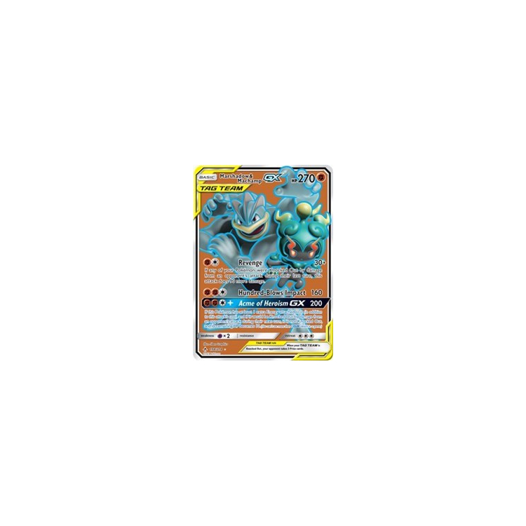 Pokemon hotsell Marshadow & Machamp GX 198 Full Art