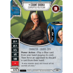Count Dooku - Corrupted Politician (Dice Only) - Allies of Necessity - Star Wars Destiny