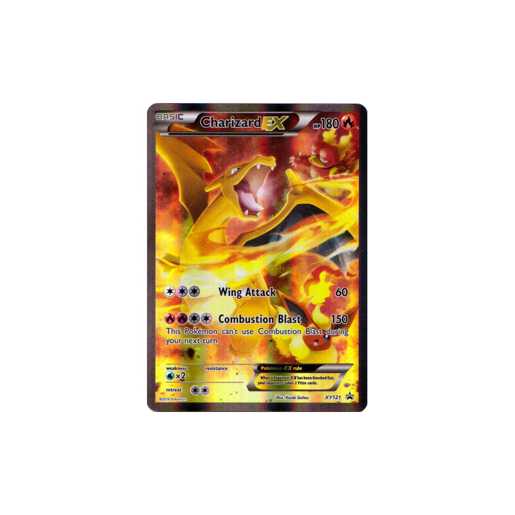 Pokemon Charizard EX XY121 XY popular Black Star Promos