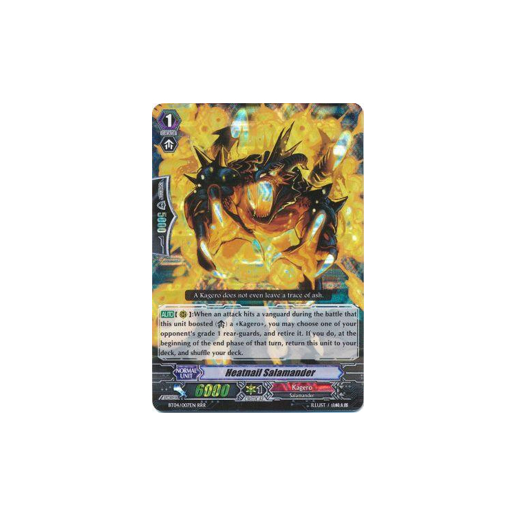 Heatnail Salamander - Cardfight Vanguard - Big Orbit Cards Heatnail Salamander - Cardfight Vanguard - Big Orbit Cards