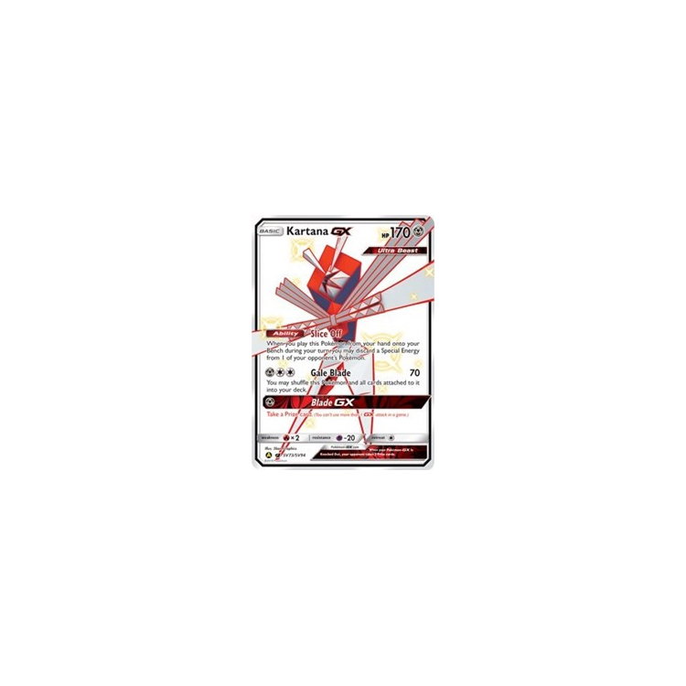 Pokemon TCG Hidden Fates SV73 Kartana GX Card –