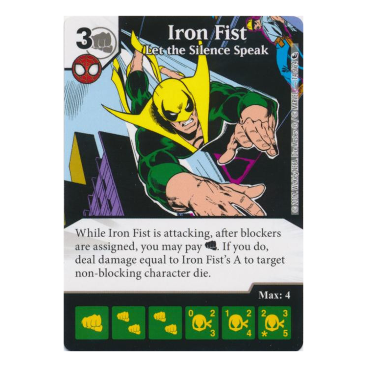 Iron Fist - Let the Silence Speak (Card - Big Orbit Cards Iron Fist - Let the Silence Speak (Card - Big Orbit Cards
