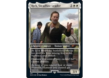 Sell Rick, Steadfast Leader (Foil) - Big Orbit Cards