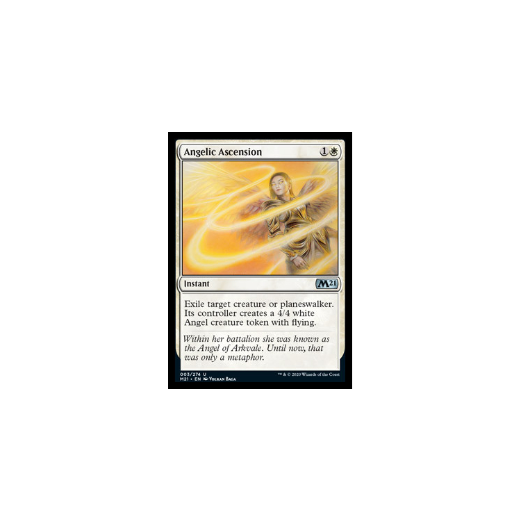 Angelic Ascension (Foil) - Core Set 2021 - Big Orbit Cards Angelic Ascension (Foil) - Core Set 2021 - Big Orbit Cards