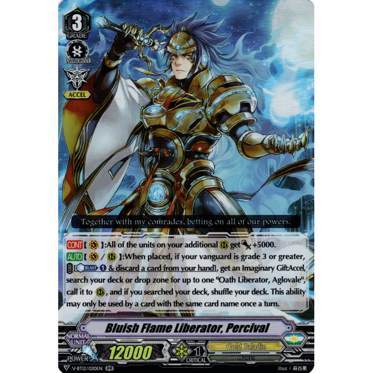 Bluish Flame Liberator, Percival - Big Orbit Cards Bluish Flame Liberator, Percival - Big Orbit Cards