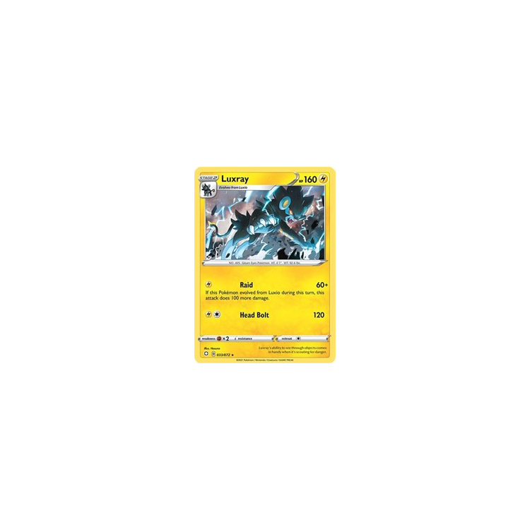 Luxray Holo Shining Fates Pokemon Big Orbit Cards