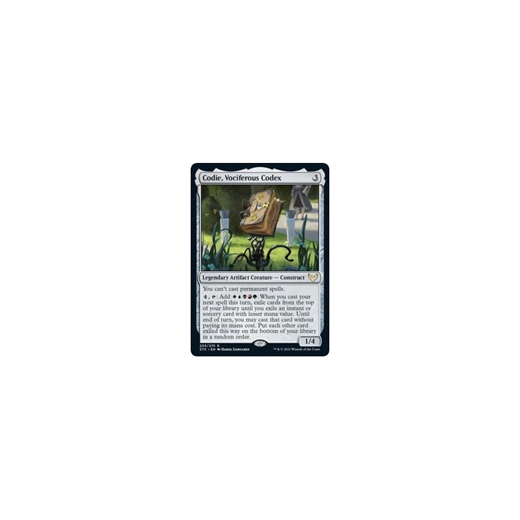 Codie, Vociferous Codex - Big Orbit Cards