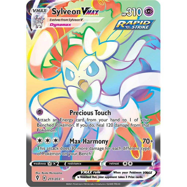 Flawless Pokemon Sylveon VMAX Alternate Art 2024 Secret