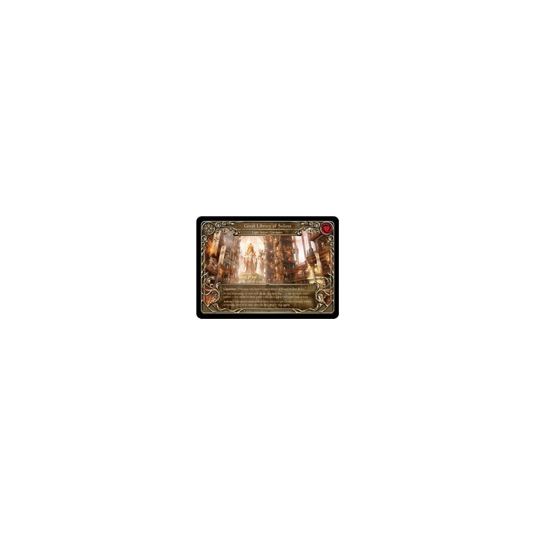 Great Library of Solana (Cold Foil) (1st - Big Orbit Cards