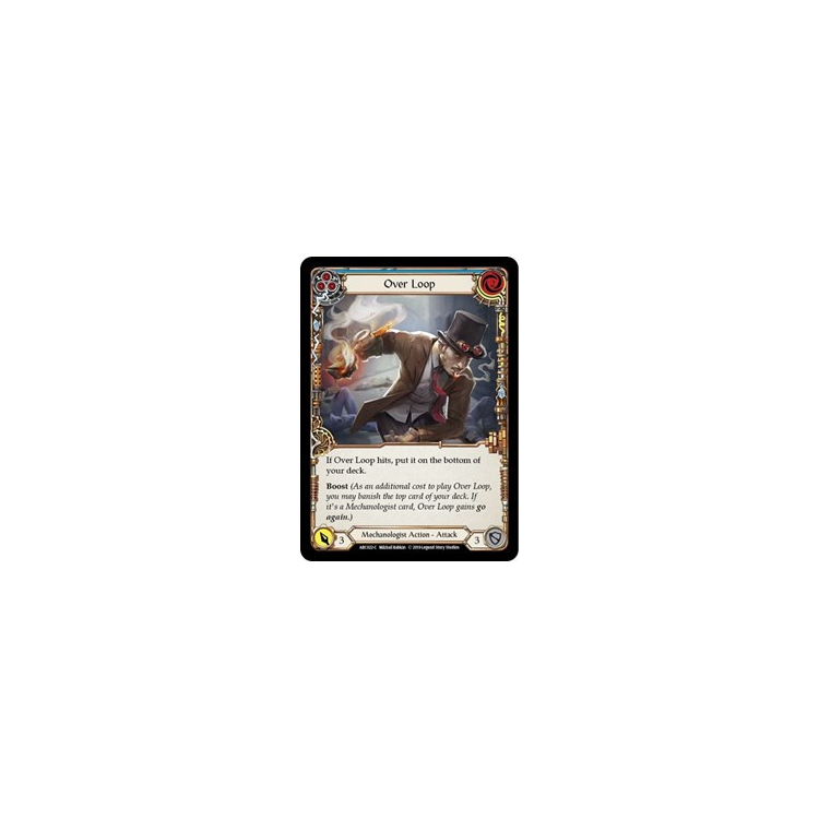 Over Loop (Blue) (Foil) (Unlimited - Big Orbit Cards