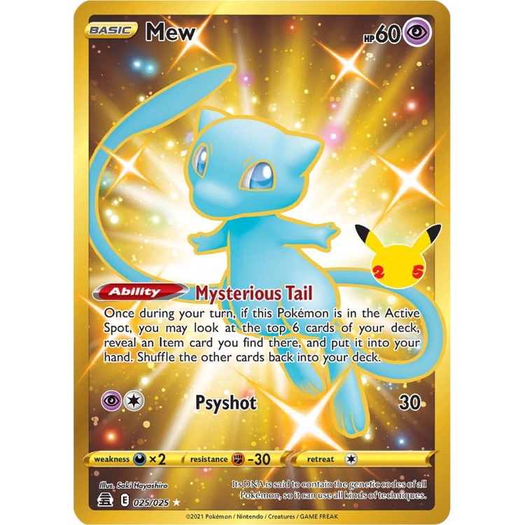 Outlets Holo Pokemon Cards (Mew)