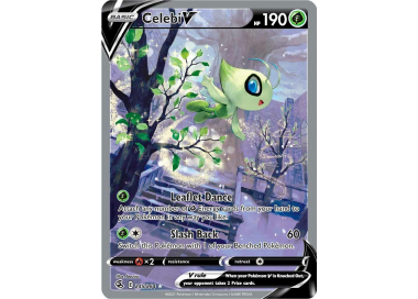 Celebi V 245/264 ALT ART Pokmon 節約 TCG Fusion Strike Holo Full Art PACK  FRESH 海外 即決