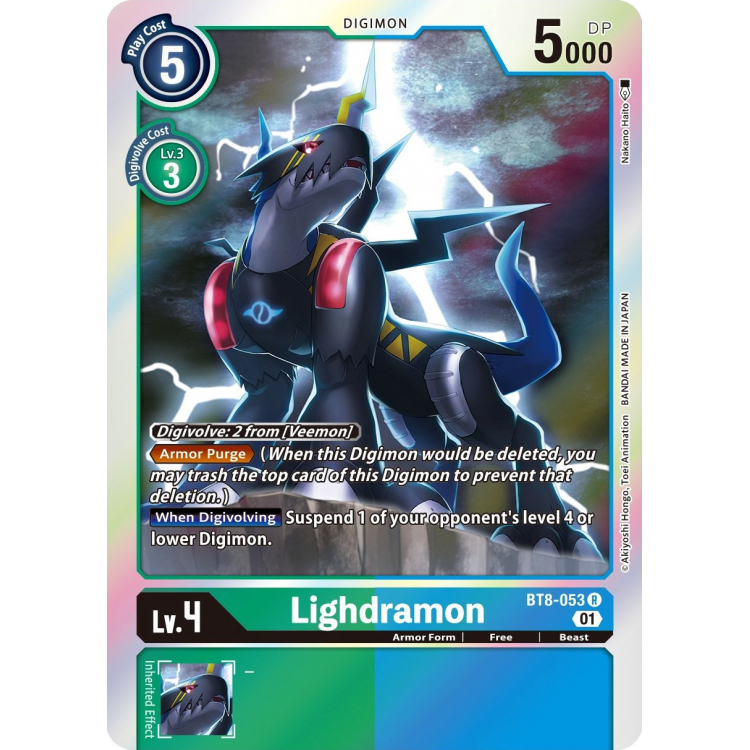 Lighdramon - BT8 - New Awakening - Big Orbit Cards