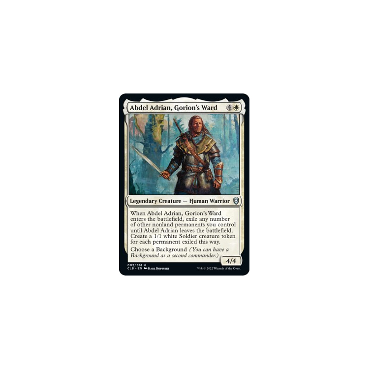 Abdel Adrian, Gorion's Ward (Foil) - Big Orbit Cards Abdel Adrian, Gorion's Ward (Foil) - Big Orbit Cards