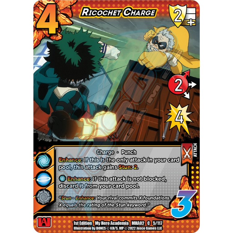 Ricochet Charge (1st Edition) - UniVersus - Big Orbit Cards Ricochet Charge (1st Edition) - UniVersus - Big Orbit Cards