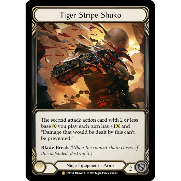 Tiger Stripe Shuko (Cold Foil) (1st - Big Orbit Cards