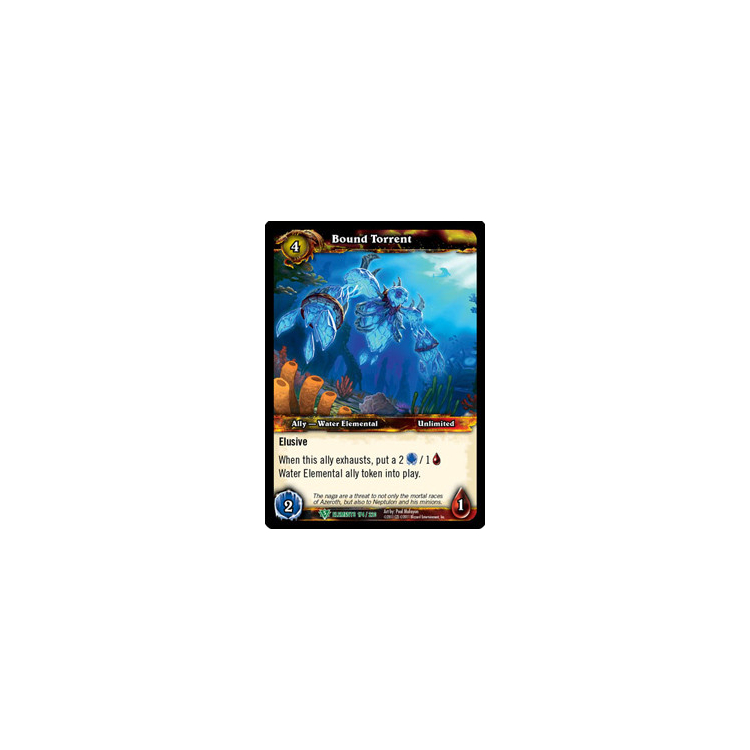 Sell Bound Torrent - War Of The Elements - Big Orbit Cards