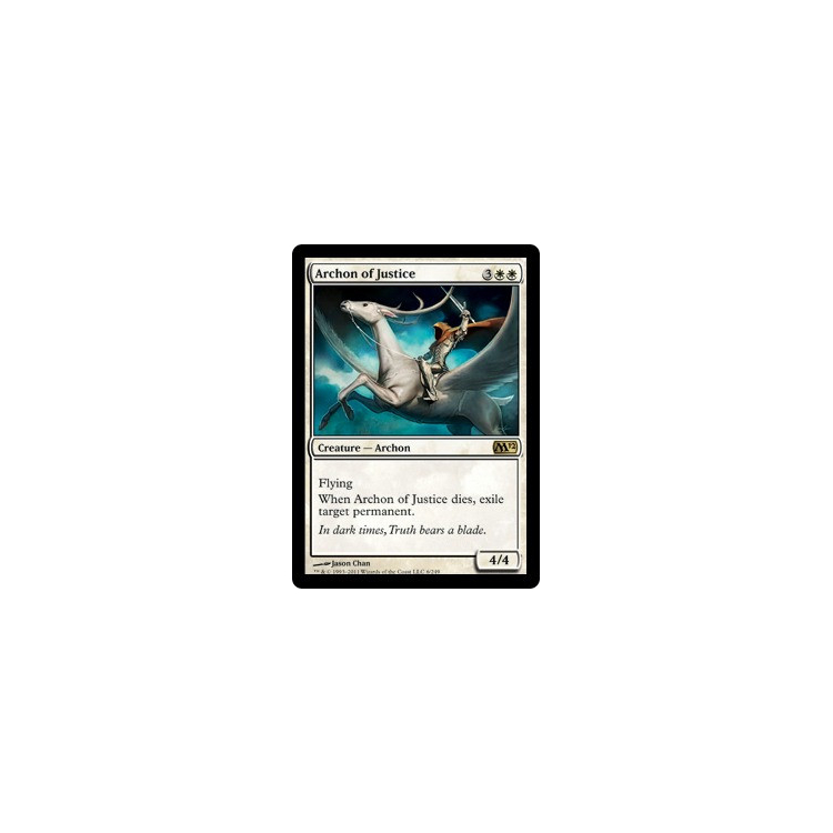 Archon of Justice - Magic 2012 - Big Orbit Cards Archon of Justice - Magic 2012 - Big Orbit Cards
