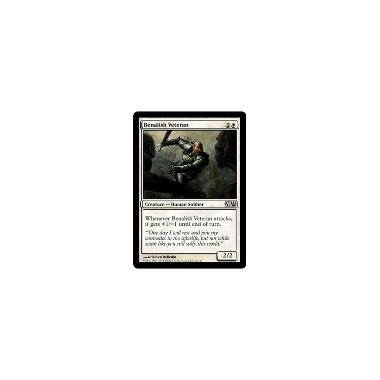 Benalish Veteran - Magic 2012 - Big Orbit Cards Benalish Veteran - Magic 2012 - Big Orbit Cards