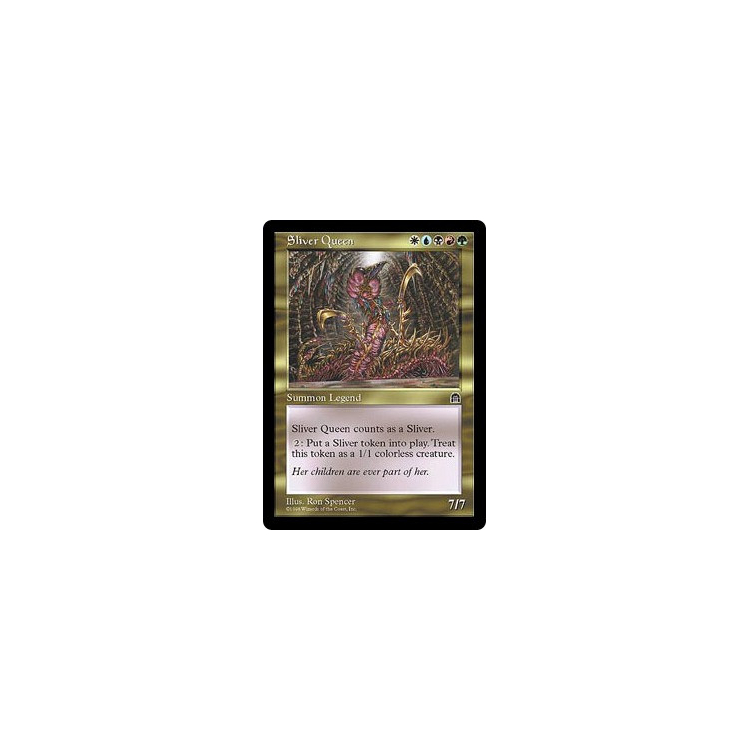 MTG Stronghold Sliver Queen L/P outlets