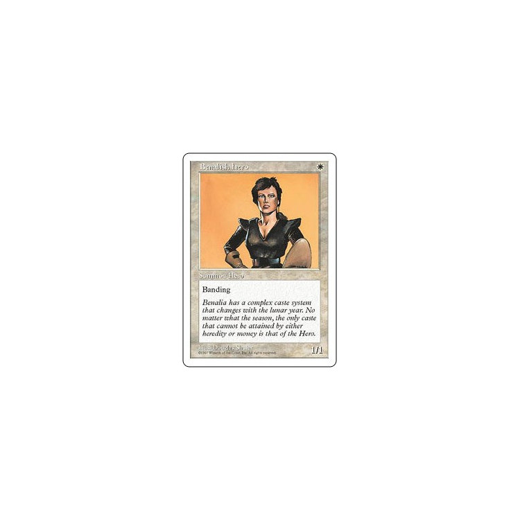 Benalish Hero - Fifth Edition - Big Orbit Cards Benalish Hero - Fifth Edition - Big Orbit Cards