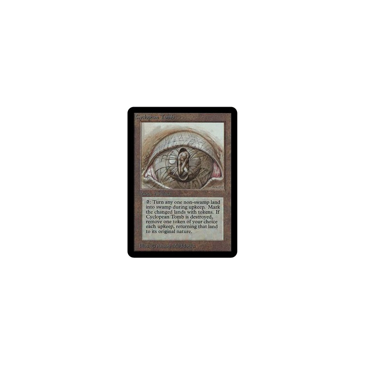 大阪値下げ MTG Cyclopean Tomb LEB Inked - トレーディングカード