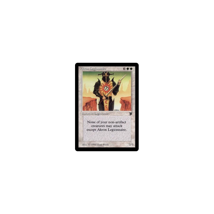 Akron Legionnaire - Legends - Big Orbit Cards Akron Legionnaire - Legends - Big Orbit Cards