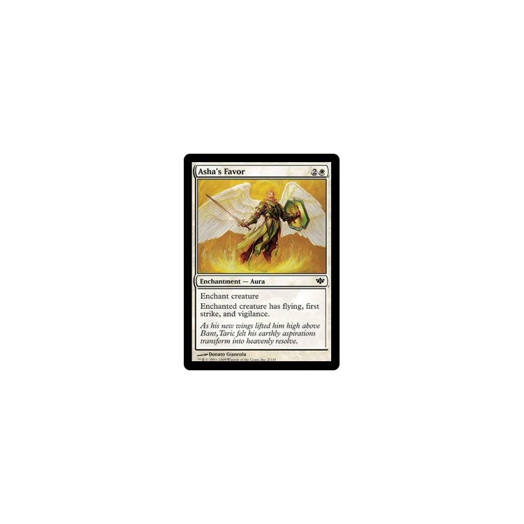 Asha's Favor (Foil) - Conflux - Big Orbit Cards Asha's Favor (Foil) - Conflux - Big Orbit Cards