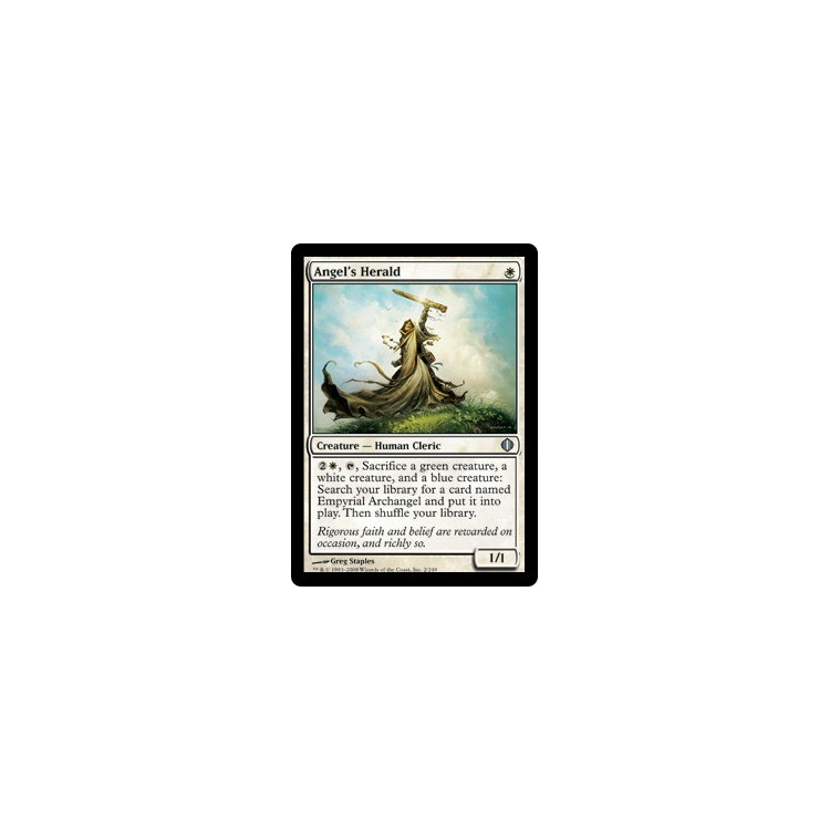 Angel's Herald (Foil) - Shards of Alara - Big Orbit Cards Angel's Herald (Foil) - Shards of Alara - Big Orbit Cards