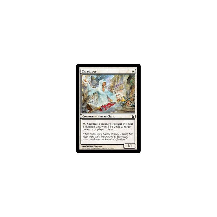 Caregiver (Foil) - Ravnica: City of Guilds - Big Orbit Cards Caregiver (Foil) - Ravnica: City of Guilds - Big Orbit Cards